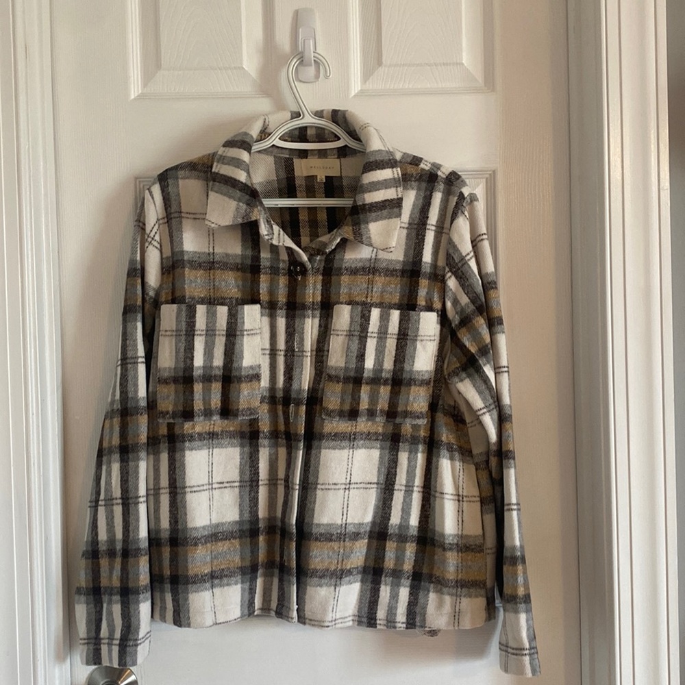 Women’s Plaid Shacket button down